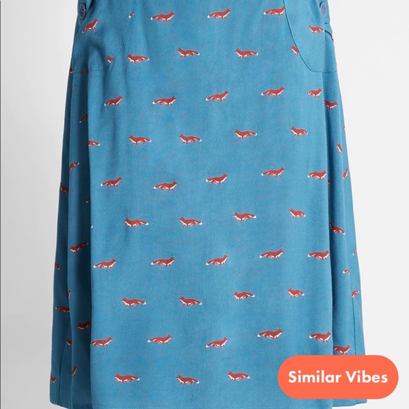 Fox Skirt from ModCloth Has Pockets - Picture 6 of 6